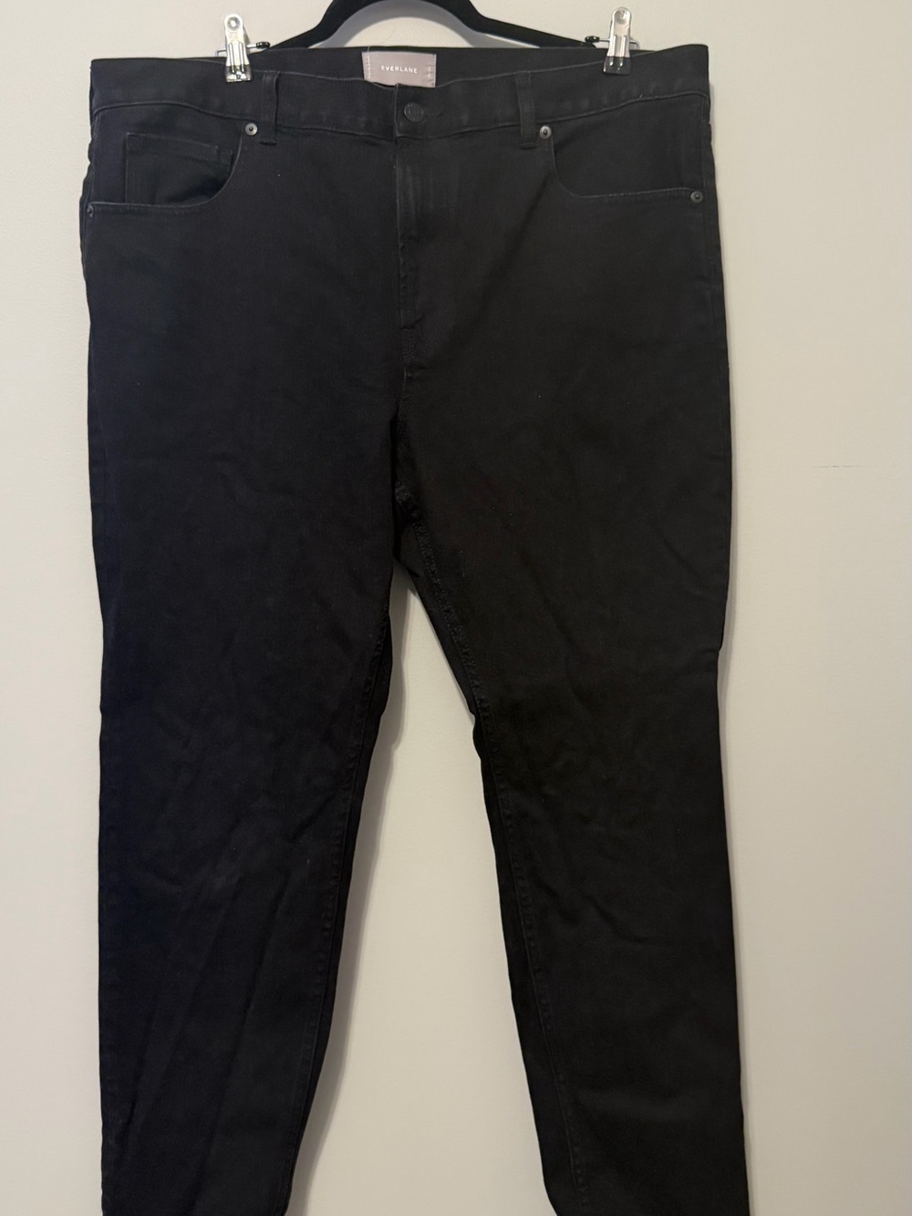 Everlane Black Slim Fit Jeans Men’s 40x30 Premium Stretch Denim